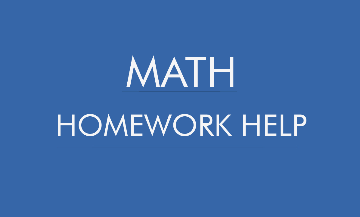 Elementary math homework help